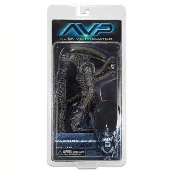NECA Grid Warrior Xenomorph Alien Figur Alien vs Predator Actionfigur Samlermodell Leker Julegave Bursdagsgave Warrior