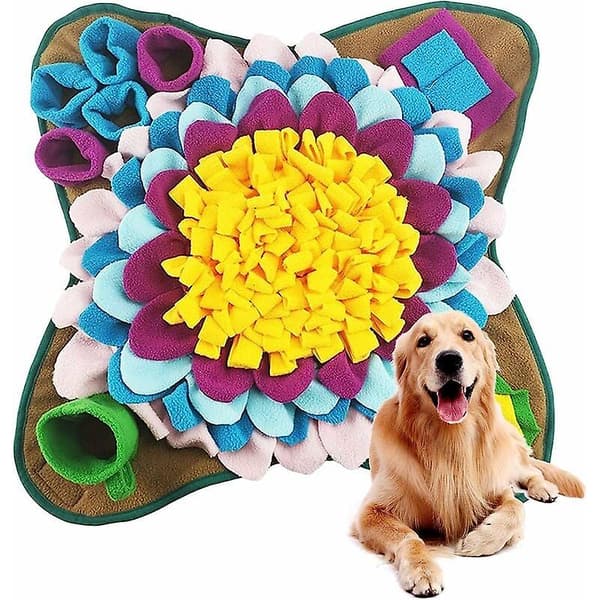 Hundesnusemåtte, Snusemåtte til hunde, Hundesnusemåtte, Hundetrænermåtte Snusemåtte Langsom fodringslegetøj Hundesnusemåtte Sammenfoldeligt tæppe 50X50cm