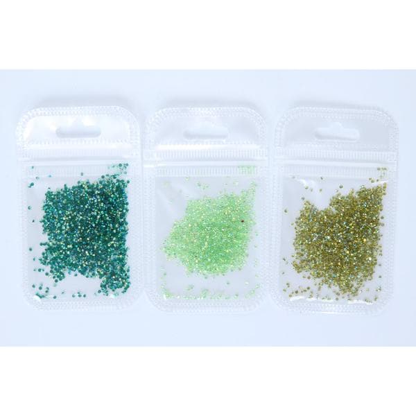 Mikro strass, glaskristaller, Zircon MultiCol MultiColor NR 4 - Rosa rainbow