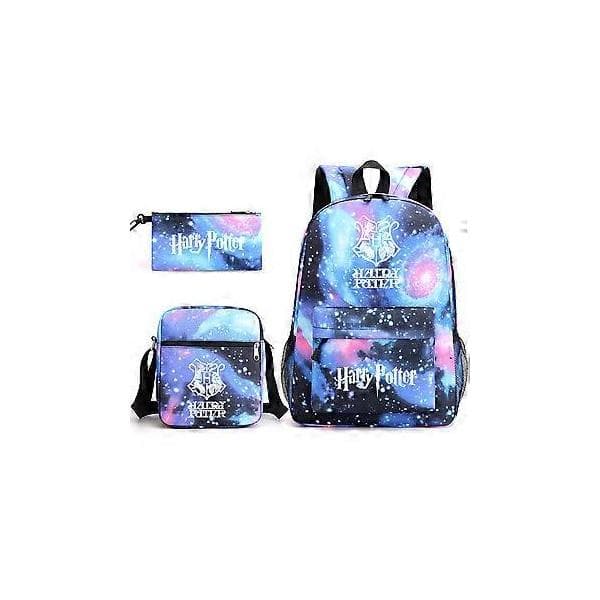 Harry Potter School Bag Backpack Pencil Case Shoulder Bag Three-Piece Set _12