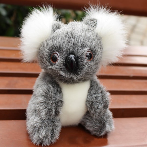 Søt utstoppet Simulering Koala Zoo Dyr Gave Koala Toy Barnedukke 13cm GY gray