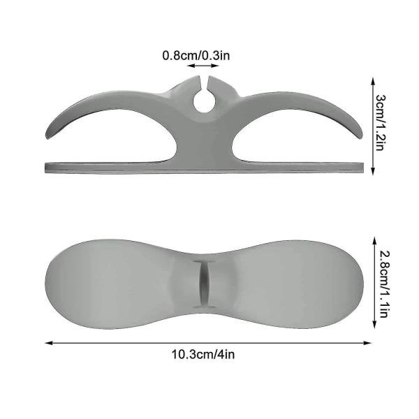 6-delad Elkabel Organizer Kök Power Förvaring Fast klämma Punch Free Stark Pasta Svart Grå Vit Gray
