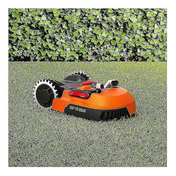 Worx Landroid gressklipper modell S/m Premium rustfrie stålbolter 2 mm tykkelse Forbedret trekkraft - Polert avgrading - Hjuldiameter: 205 mm