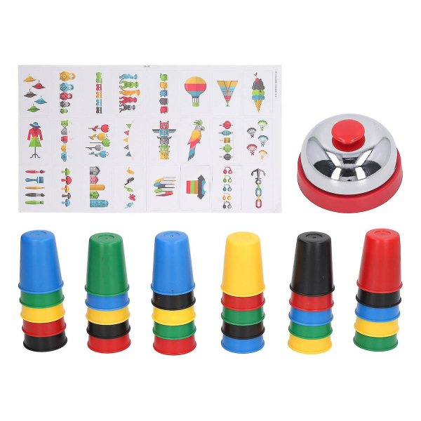 Stacking Cups Kortspel Toy Early Educational Training Colorful Interactive Stacking Cups Toy For Baby