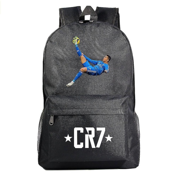 Cr7-reppu - 18 tuuman kannettavan tietokoneen reppu USB latauksella - Vedenpitävä bisnesreppu - Koululaukku isommille matkoille - Teens Mochila 1