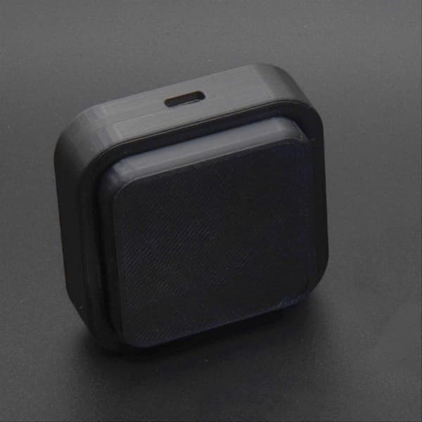 USB-programmerbart makrotangentbord med stor tangent, anpassad snabbknapp för kopiera och klistra in Black
