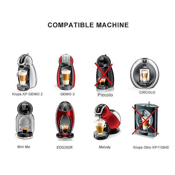 Kapsel Adapter Kaffe Kapslar Konverter Kaffe Kapsel Adapter För Dolce Gusto Kaffemaskiner