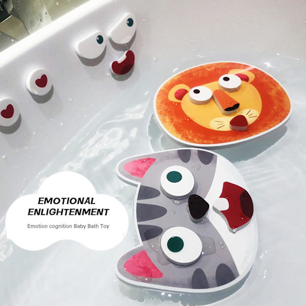 Funny Expression Puzzle Lelut Creative Wall Tarra Kylpylelut lapsille