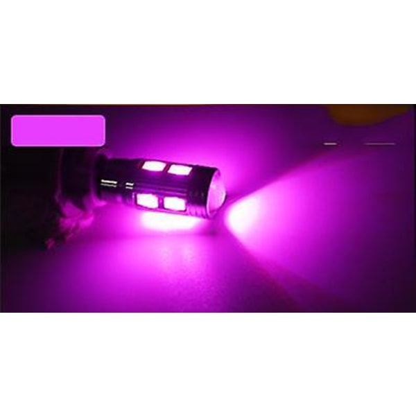T10 5730 10smd Automotive Led Bredd Ljus Hög Ljusstyrka Avkodning 12v Läsljus 6500 Färgtemperatur Autotillbehör|signallampa| Purple