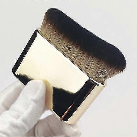 Solcreme Selvbruner Applikatorbørste Jævn Dækning Ingen Striber Multifunktionel Bred Anvendelse Makeupbørste svart