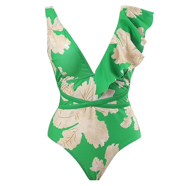 Kvinders Vacation European og American Y8 Suit To-Piece Bikini Set S