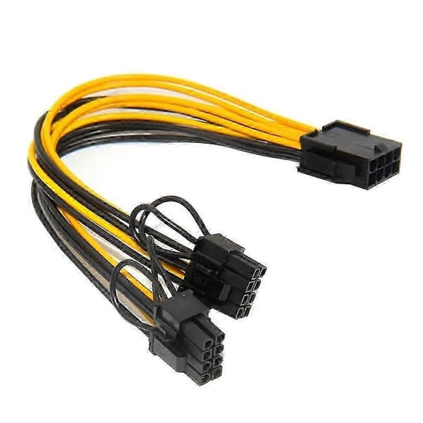 8PIN hun til 8PIN han (6+2) GPU strømadapterkabel