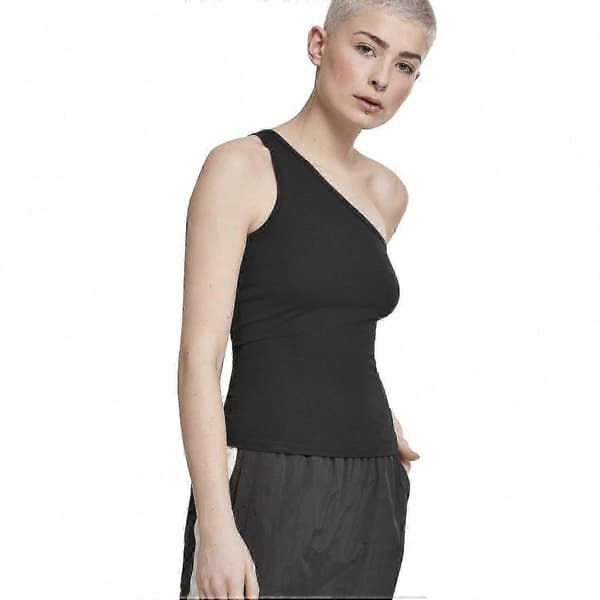 Asymmetriskt stretchlinne för dam Black XL