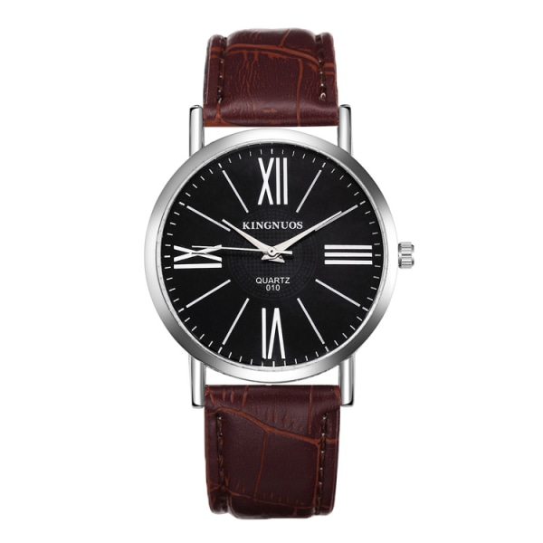 Hot Sale Rooma Couple Business vedenpitävä korealainen watch brown band black