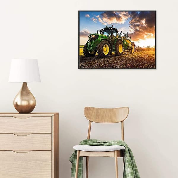 5D diamantmaleri, 40*30 cm, traktor