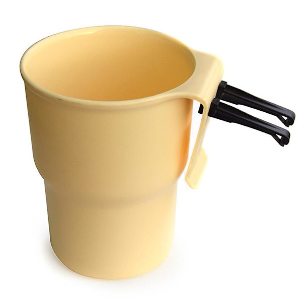 Auton vesimukin pidike tuolin selkänojan kupinpidike Pp CAN roskakori 12 * 9,5 cm 63g ilmanpoisto juomapidike Auto| | black