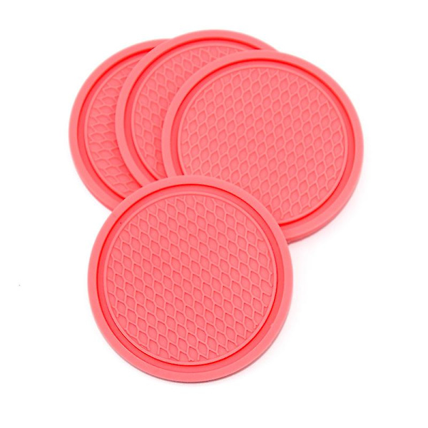 Uusi automukinpidike Pvc-autoalustanko Universal Automaattinen Liukumaton Cupin sisäosa Coaster Autotarvikkeet Autotuotteet Sisustusosat|juomatelineet| Dark blue