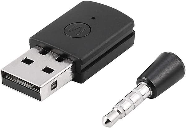 Ps4 Bluetooth-adapter - Mini USB 4.0 Bluetooth-headsetadapter Mini trådlös mikrofon Bluetooth-dongel USB-adapter för Ps4 trådlöst headset