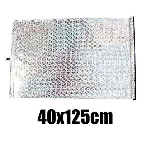 Sisäänvedettävä etuikkuna Auton aurinkosuoja Suoja Aurinkovarjo Cover Verhot Auton sisätilojen tuulilasin suojavarusteet| | 40x125cm Laser