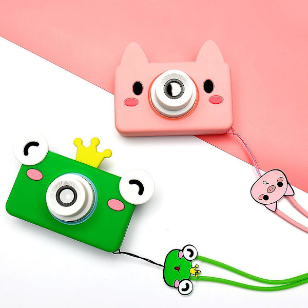 2400 W pikselin lasten kameran hihna phone case syntymäpäivälahjaksi tytöille ja pojille