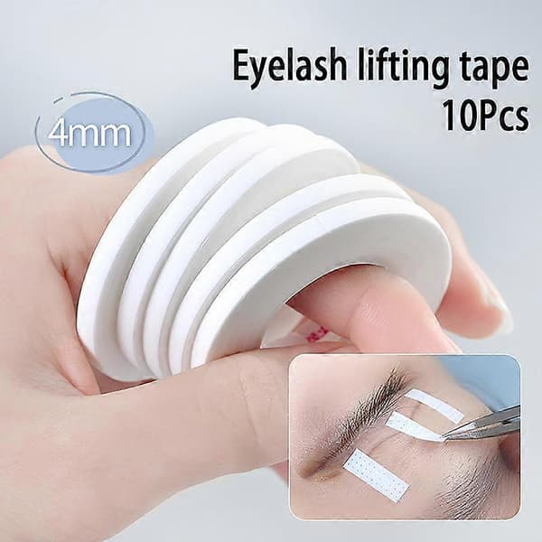 10 ruller 4 mm vippeextensions-tape øyesminkeverktøy mikropore vippeextensions-tape profesjonelt tilbehør til vipper
