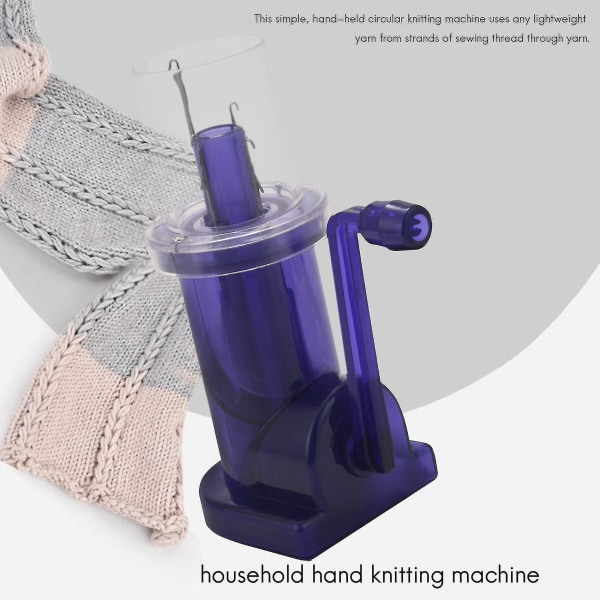 Uusi 2023 käsikäyttöinen Embellish-Knit Knitter Machine Spool Knitter Embellish Craft Rannekorun kudontatyökalu
