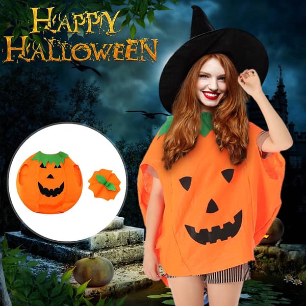 Græskar Kostumer Til Børn Halloween Græskar Cosplay Party Kostumer Og Hatte B