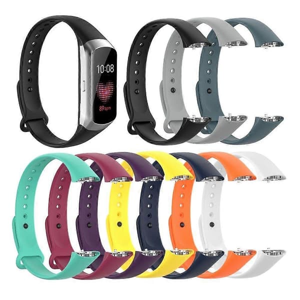 Udskiftning Silikone Blød Håndledsrem Urrem til Galaxy Fit SM-R370 White