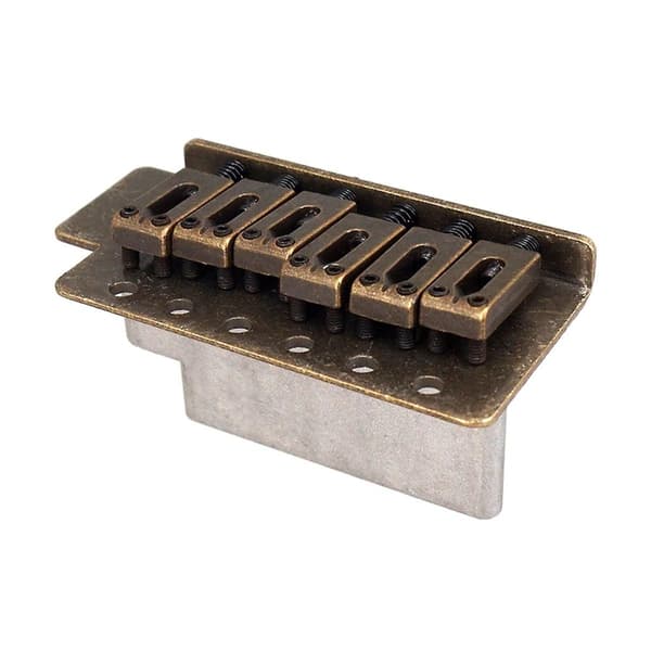 6-strängars gitarr Tremolo Bridge Single Shake Assembly System för SQ ST Elgitarrtillbehör bronze