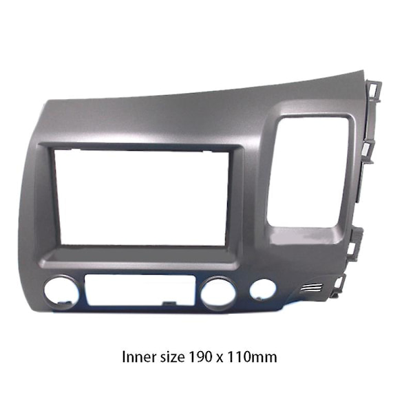 Til 2006-2011 Stereo Radio Dobbelt 2 Din Dash Kit Fascia Dash Panel Trim-rhd