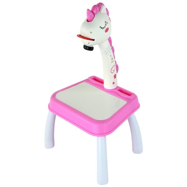 Unicorn Projector with Pens, Pink 1000