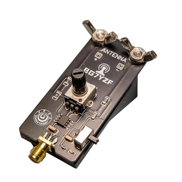 Aktiivinen piensilmukkaantenni lyhytaaltosilmukkaantenni NE592 SDR-vastaanottimelle Antenni Amatööriradio RX Vain HF AM MW AM(B) Black
