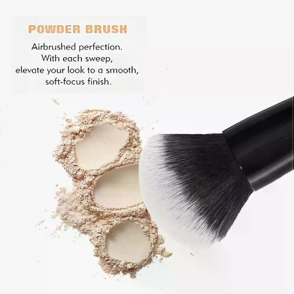 Dobbelt-hovedet blød børste makeupbørste til blush og ansigtskonturering, enkelt skønhedsværktøj
