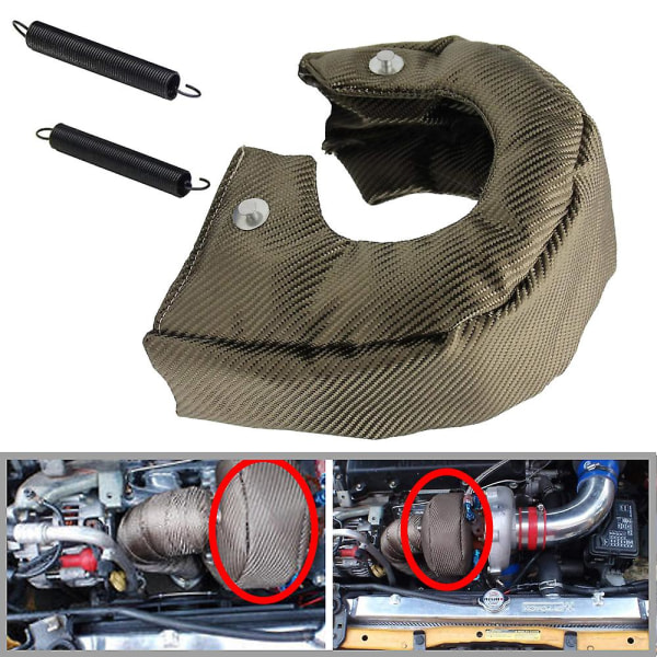 T3 Täysi titaaninen cover T3 Fiber Charger Cover Heat Shield Barrier Fiber Peitto laturi Gt30 T6 - Laturit & amp; Osat