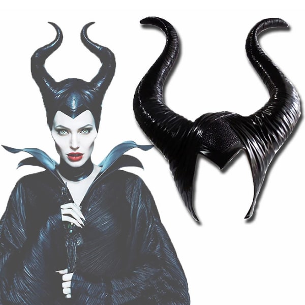 Maleficent Horns Cosplay -asu Evil Witch Queen Halloween Party -päähineet