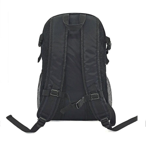 Basketballrygsæk Stor sportstaske med separat boldholder og skorum, bedst til basketball, fodbold, Voll BLACK