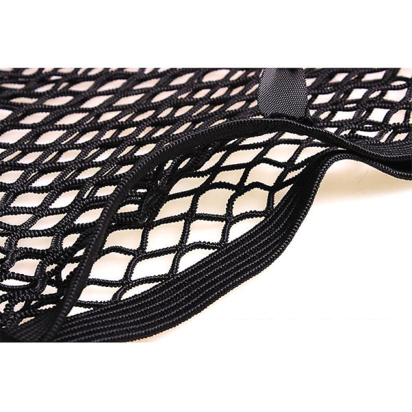 Auton takaistuimen säilytyslaukku Oxford Cloth Auto Organizer Double Deck Elastinen String Net Magic Tarra Taskulaukku 40x25cm 55x25cm| | 55x25cm