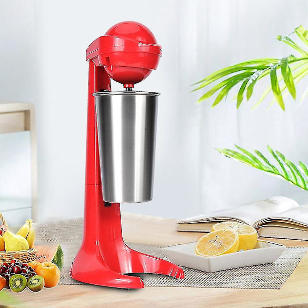 Dubbelhuvud elektrisk Milkshake Machine Maker Kaffe Dryck Mixer Blender kompatibel med Home Bareu Plug 220v
