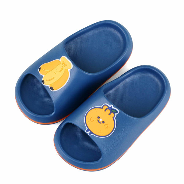 Pojkar Slide Sandaler Barn Sommar Tofflor Barn Frukt Strandtoffel Flickor Pool Dusch Skor (storlek: 16,5 cm)