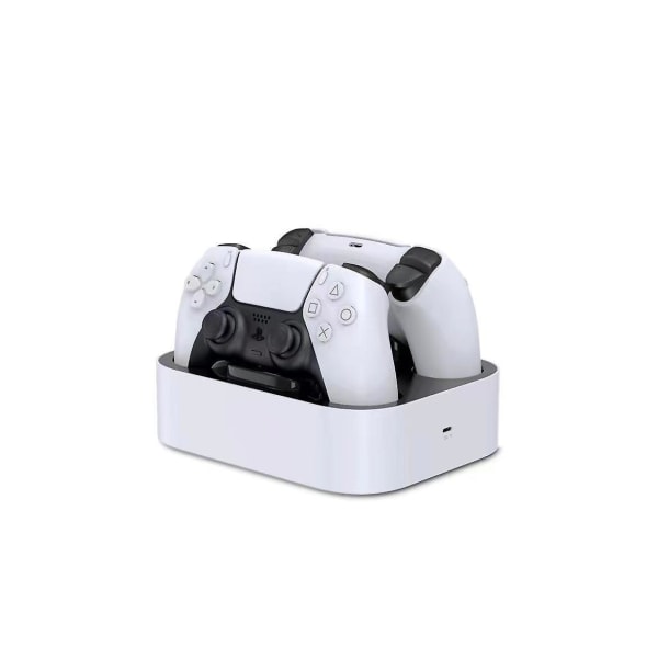 Laddningsställ för Ps5 Controller, Ps5 Controller Dubbelt snabbladdningsställ med LED-indikator