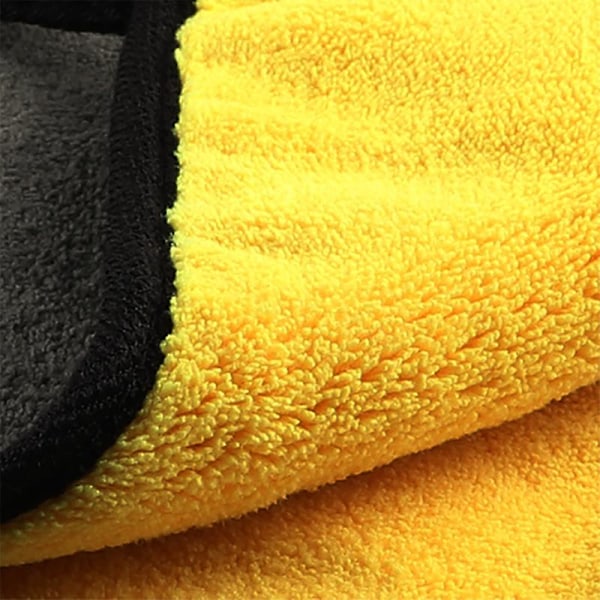30x30/40/60cm Bilvask Microfiber Håndklæde Bil Rengøring Tørreklud Bilpleje Klud Mikrofiber Håndklæde Bil Microfiber Klud 5/10stk| | Gold 10Pcs