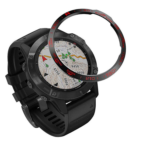 Reserveklokkeramme i rustfritt stål (type B) for Garmin Fenix ​​6/6 Pro/6 Sapphire Multicolor Style B Garmin Fenix 6