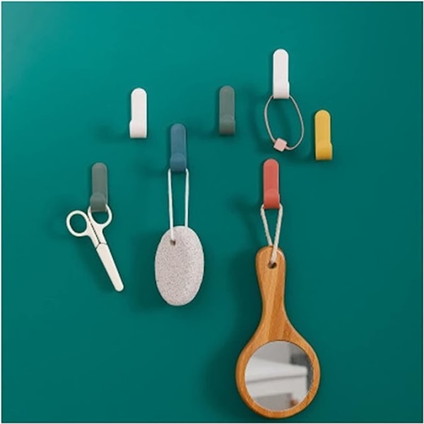 4kpl/ set Pyyhekoukkuripustin Hattuteline Avaimenperä organizer kodin sisustukseen avaimenperä (väri: punainen, koko: one size)
