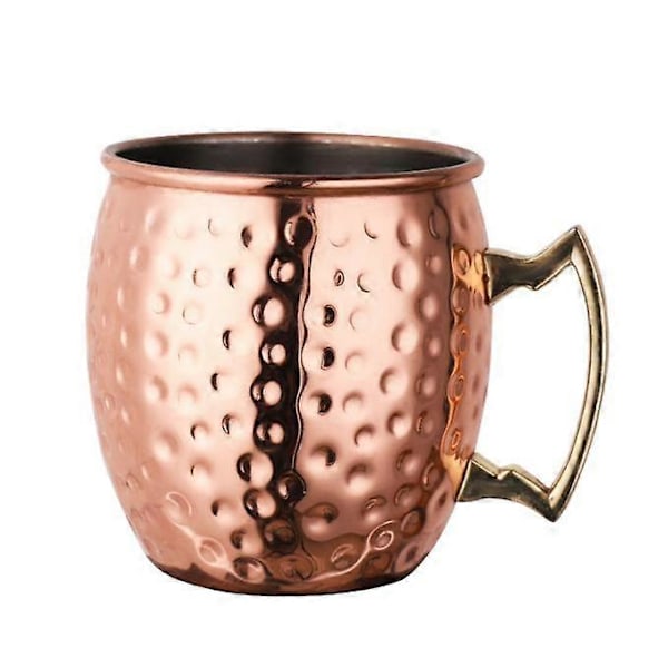 Moscow Mule -mukit, 4 kappaleen vasaroidut kupit Rose Gold