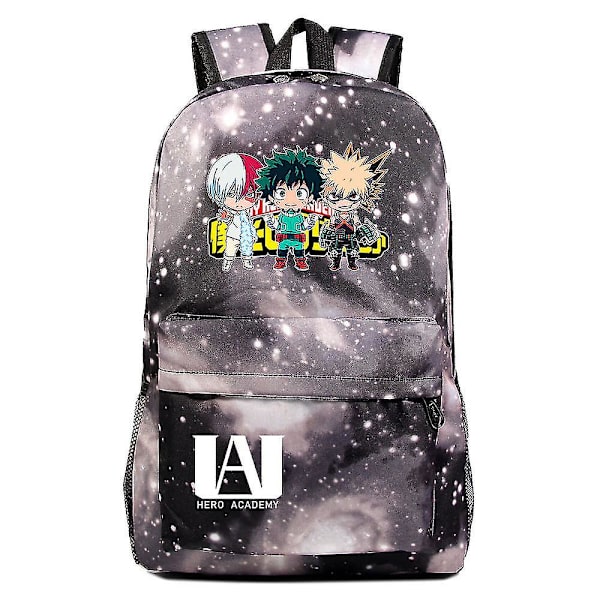 Tegnefilm Mode Anime My Hero Academia Print Teen Student Skoletaske - Unisex Casual Rygsæk