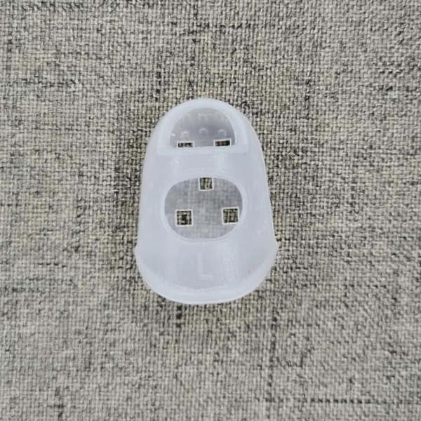 Fargerike silikonfingerbøl for gitarspill Svart