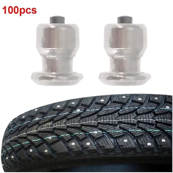 50pcs / 100pcs Vinter Hjul Lugs Bil Dæk Pigge Skrue Sne Spikes Dæk Slæde Sne Kæder Knopper Til Sko ATV Bil Motorcykel Dæk|hjul Lugs| 50pcs