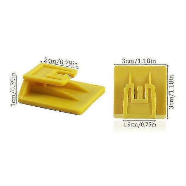 T-klips for bombrikke - 4 stk. bil frontruteholder