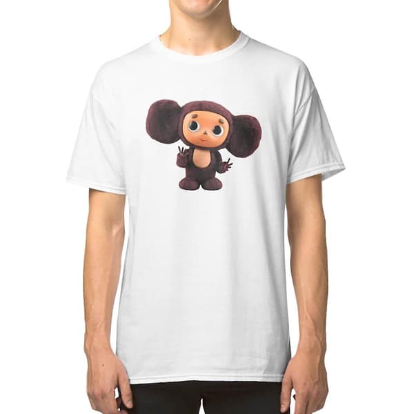 Cheburashka T-paita white S