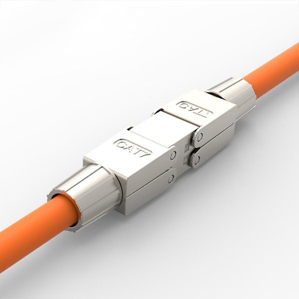 Rj45 Cat7-kabelforlængerforbindelsesadapter netværks-LAN-forbindelse